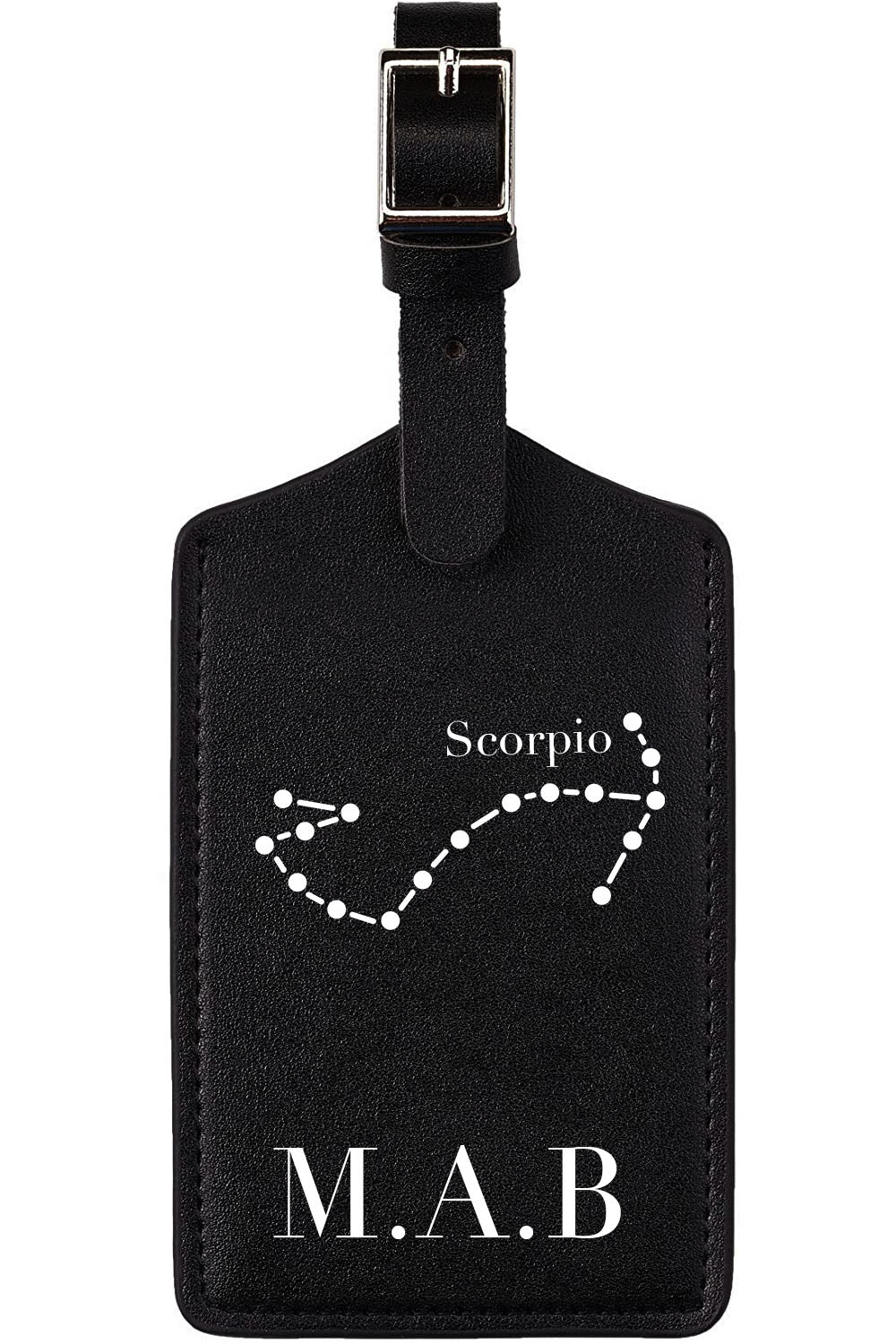 constellation leather Luggage Tag