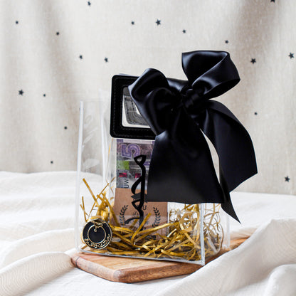 Graduation Money Gift Bag with acrylic money holder